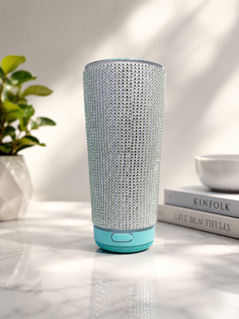 Diamond Bluetooth Tumbler with detachable LED speaker